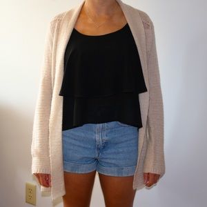 Boutique Tan Cardigan